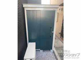 の物置・屋外倉庫 ガーデンハウス DM-Z1313 一般型 1323×1323×2120 DM-Z1313-MG 施工例