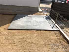 のフェンス・柵 ハイグリッドフェンスUF8型 フリーポールタイプ 施工例