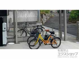 のフェンス・柵 イーネットフェンス 3F型　自由柱施工 施工例
