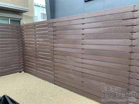 のフェンス・柵 プラド/plus ジョイント無し 隙間10mm H2000 施工例
