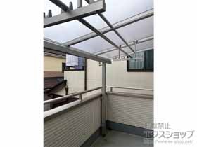 のバルコニー・ベランダ屋根 プレシオステラスII F型 屋根タイプ 単体 積雪〜20cm対応 施工例