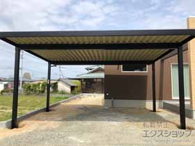 のカーポート カーポートSW 積雪30cm対応 2台用 4本角柱 施工例