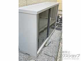 の物置・屋外倉庫 シンプリー 一般型 1740×515×1103 MJX-175B-EB 施工例
