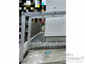 のサイクルポート・駐輪場 ネスカFミニ (フラットスタイル) 積雪〜20cm対応 施工例