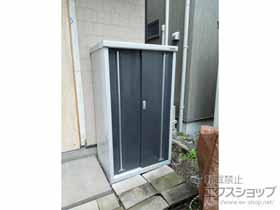 の物置・屋外倉庫 シンプリー 一般型 900×615×1603 MJX-096　DP-CG 施工例
