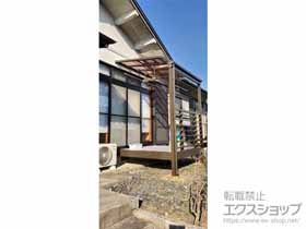 のテラス囲い・サンルーム サニージュ R型 オープン納まり ランマ無 積雪〜50cm対応 施工例