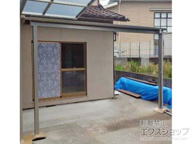 のテラス屋根 ソラリア F型 テラスタイプ 単体 積雪〜20cm対応 施工例