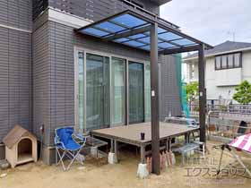 のテラス屋根 フーゴF 独立テラスタイプ 単体 積雪〜20cm対応 施工例