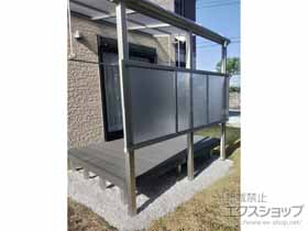 のテラス屋根 ソラリア R型 テラスタイプ 単体 積雪〜20cm対応 施工例