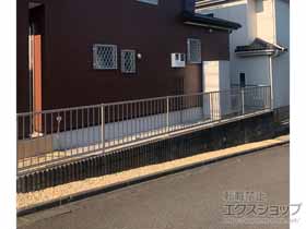 のフェンス・柵 ミエッタフェンス 防犯たて格子タイプ 自由柱タイプ 施工例