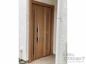 の玄関ドア リシェント玄関ドア3 断熱K4仕様 親子仕様(ランマ無)外観右吊元 M83型 ※手動仕様 施工例