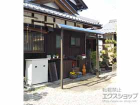 のテラス屋根 スピーネ R型 1500 テラスタイプ 単体 積雪〜50cm対応 施工例
