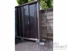 の物置・屋外倉庫 ナイソーシスター　2160×580×1903 KMW-216E-P-CB 施工例
