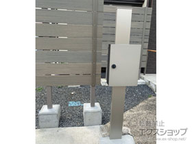 の機能門柱・ポスト シンプレオポストユニット1型 施工例