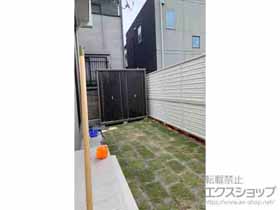 の物置・屋外倉庫 ナイソーシスター　2160×580×1903 KMW-216E-CB 施工例