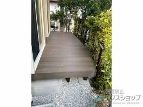 のウッドデッキ レストステージ 幕板納まり 施工例
