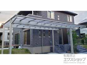 のカーポート エフルージュ ツインプラス FIRST 積雪〜20cm対応 施工例