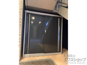 の物置・屋外倉庫 シンプリー 一般型 1520×905×1603 MJX-159D-P-EB 施工例