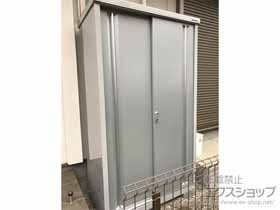 の物置・屋外倉庫 シンプリー 一般型 1100×615×1903 MJX-116E-P-PS 施工例