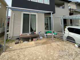 のテラス屋根 ソラリア F型 テラスタイプ 単体 積雪〜20cm対応 施工例