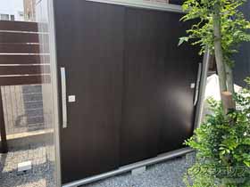 の物置・屋外倉庫 エスモ 一般型 1950×924×1913 ESF-1909A-WC 施工例