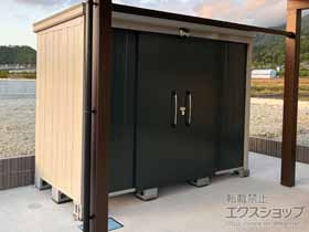 の物置・屋外倉庫 ガーデンハウス DM-Z2913-G 豪雪地型 2923×1323×2120 DM-Z2913-G-MG 施工例