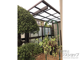 のテラス屋根 レセパ Lタイプ 独立タイプ 積雪〜20cm対応 施工例
