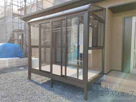 のテラス囲い・サンルーム サニージュ R型 床納まり ランマ無 積雪〜20cm対応 施工例