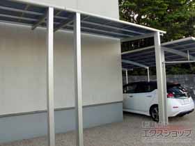 のテラス屋根 レセパ Lタイプ 独立タイプ 積雪〜20cm対応+枯葉・雪除け防止ネット 施工例