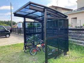 のサイクルポート・駐輪場 レイナパークグラン 積雪〜20cm対応 施工例