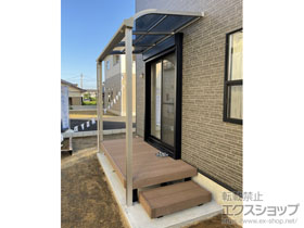 のウッドデッキ リウッドデッキ 200+独立式 リウッド ステップ2型 施工例