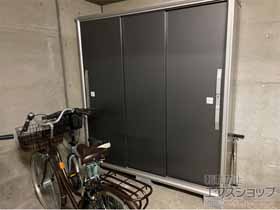 の物置・屋外倉庫 エスモ 一般型 1800×537×1914（ESF-1805A） ESF-1805A-GM 施工例