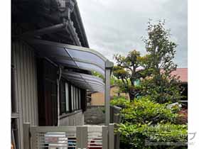 のテラス屋根 プレシオステラスII R型 テラスタイプ 単体 積雪〜20cm対応 施工例
