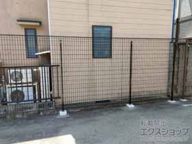 のフェンス・柵 ユメッシュZ型　フリー支柱タイプ 施工例