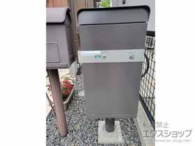 の機能門柱・ポスト 宅配ボックス kete(ケイト) ポスト無し 右開きタイプ 施工例