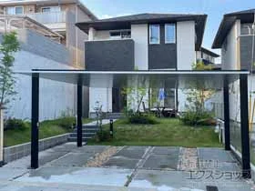 LIXIL(リクシル)のカーポート カーポートSCワイド 積雪～20cm対応 施工例