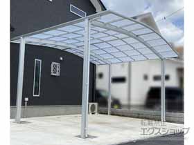 のカーポート ネスカR (ラウンドスタイル) ワイド 積雪〜20cm対応 施工例