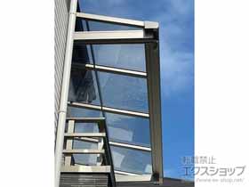 のバルコニー・ベランダ屋根 スピーネ F型 ルーフタイプ 単体 積雪〜20cm対応 施工例