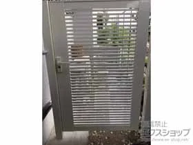 LIXIL リクシル(TOEX)の門扉 開き門扉AB YR1型 片開き　柱使用 施工例