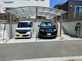のカーポート レイナツインポートグラン　積雪〜20cm対応 施工例