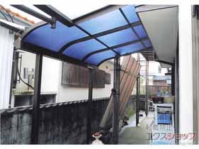 のテラス屋根 ソラリア R型 テラスタイプ 単体 積雪〜20cm対応 施工例
