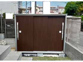 の物置・屋外倉庫 エスモ 一般型 1650×674×1313 ESF-1606G-WC 施工例