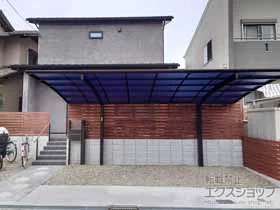 YKKAPのカーポート レイナポートグラン　積雪～20cm対応 施工例