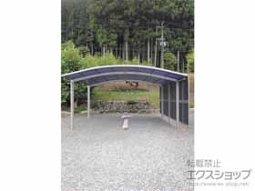 のカーポート レイナツインポートグラン　積雪〜20cm対応+サイドパネル 施工例