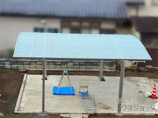 YKKAPのカーポート アリュース ツインZ 積雪～25cm対応 施工例