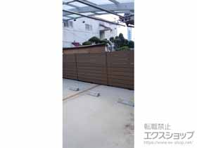 のフェンス・柵 プラド/one(ワン)フェンス ジョイントあり仕様 高尺タイプ H1400　隙間10mm 施工例
