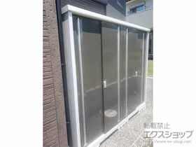 イナバの物置 シンプリー 一般型 2160×755×1903(MJX-217E) MJX-217E-P-EB 施工例