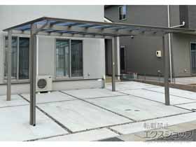 のカーポート ソリッドポート ワイド 積雪〜20cm対応 施工例