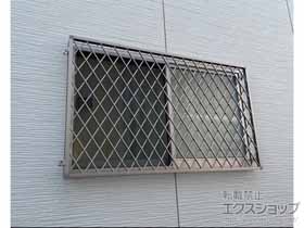 の面格子・窓格子 【特注】アルミ面格子 ヒシクロス 施工例