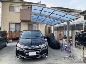 のカーポート ネスカR (ラウンドスタイル) 積雪〜20cm対応 施工例